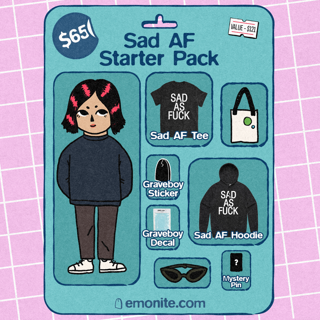 Emo Nite Starter Pack: Sad AF