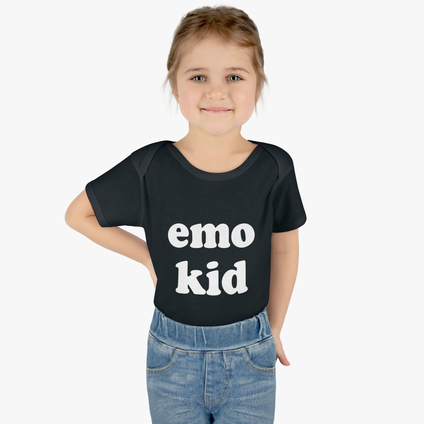 Emo Kid Baby Onesie