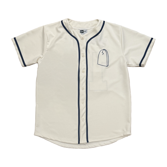 Baseball Jersey - Natural/Blue