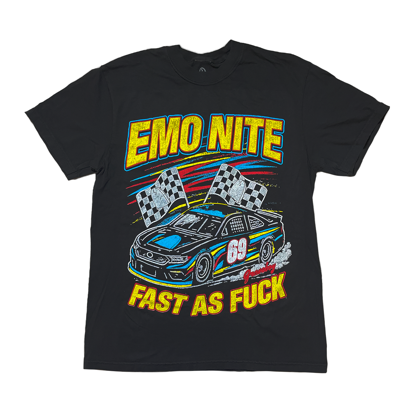 Fast AF Tee - Vintage Black