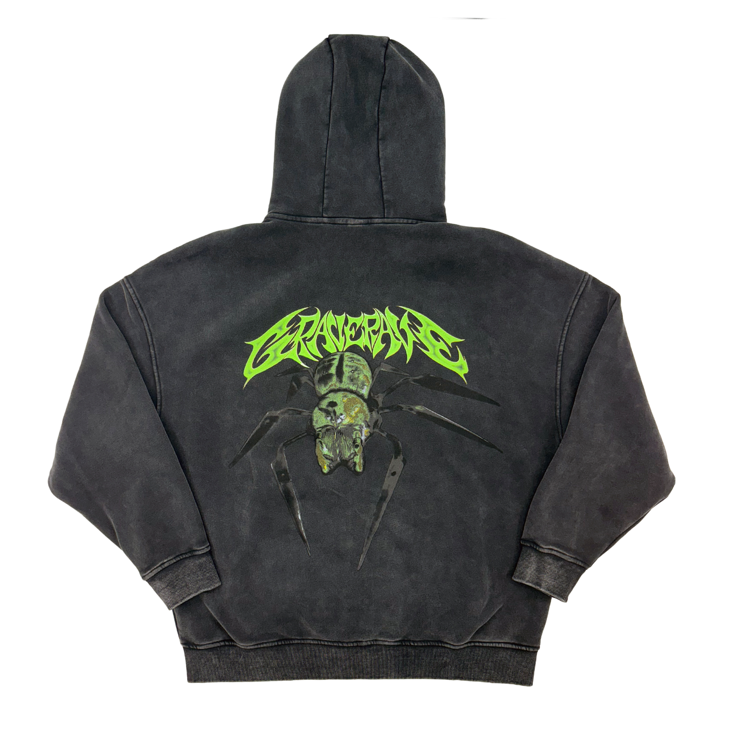 Grave Rave Spider Zip Hoodie