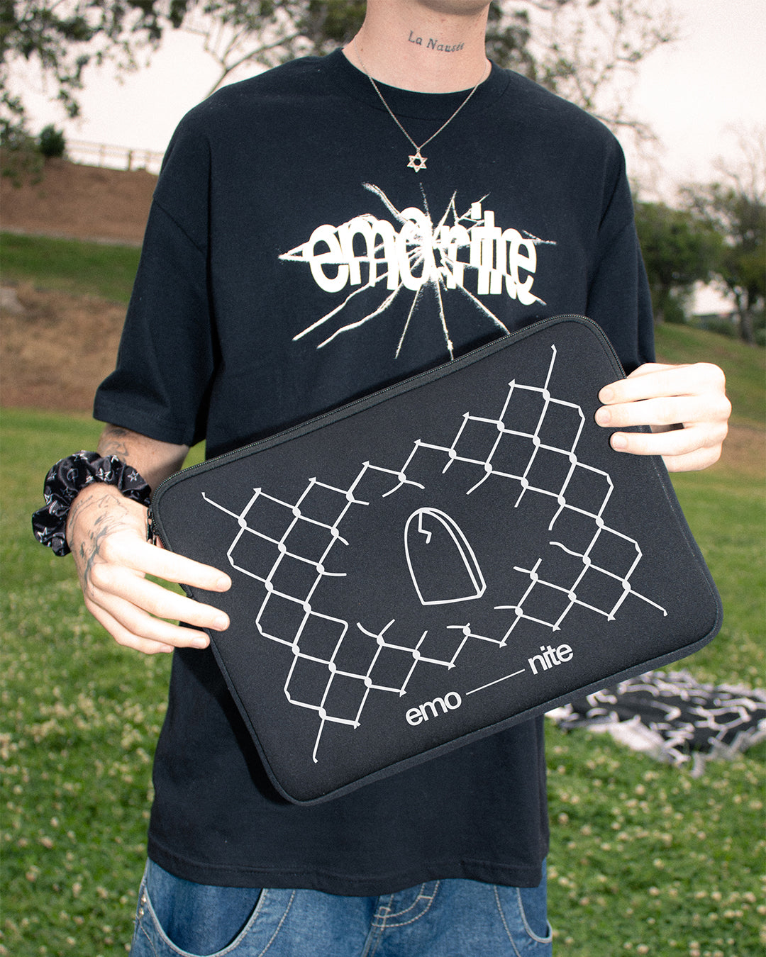 Emo Nite Chain Link Laptop Case