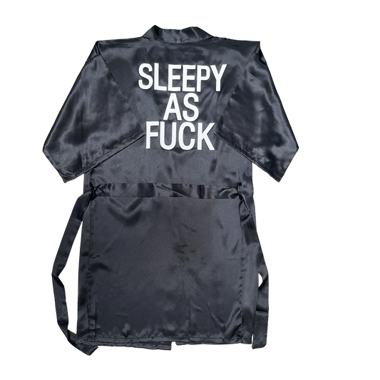 Sleepy AF Satin Robe