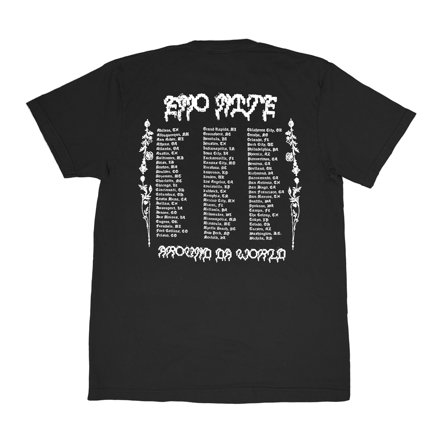 2025 Tour Tee - Vintage Black