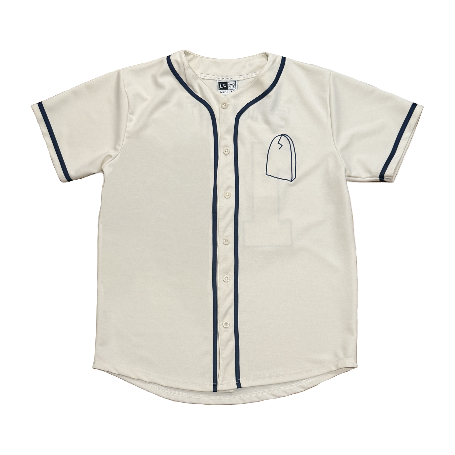 Baseball Jersey - Natural/Blue