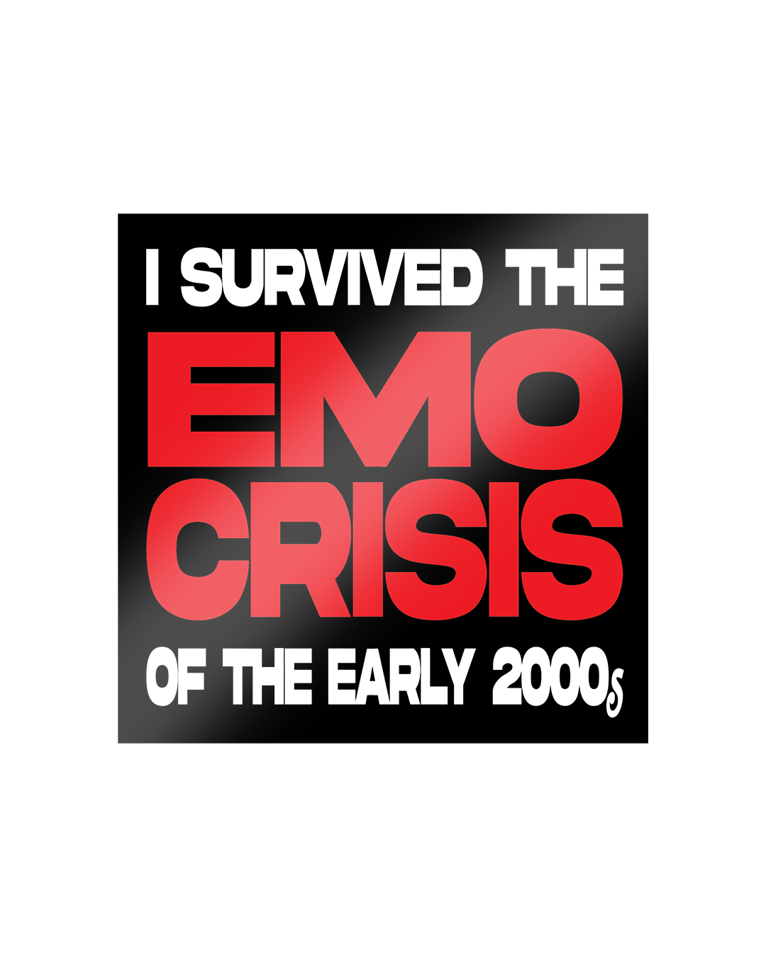 Emo Crisis Sticker – Emo Nite