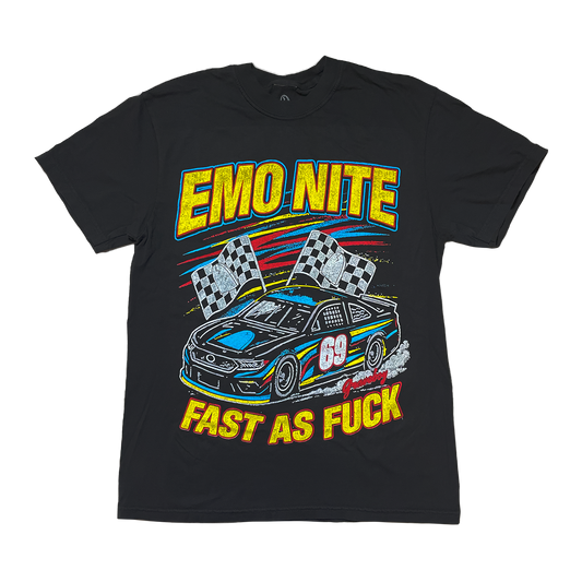 Fast AF Tee - Vintage Black