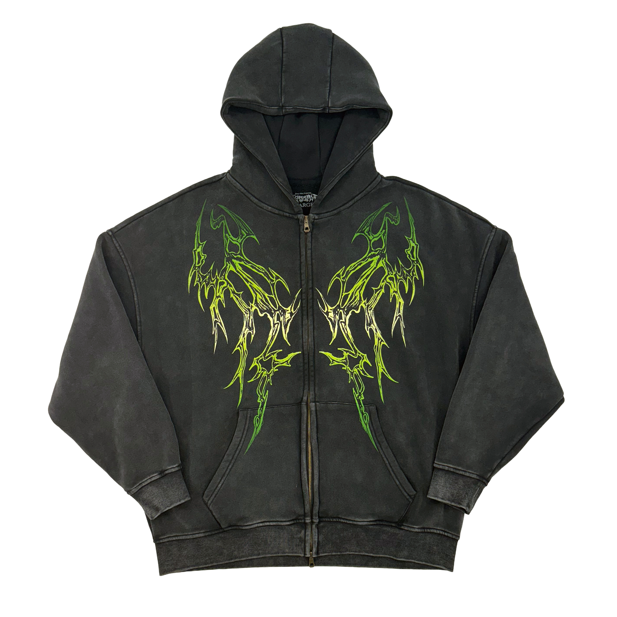 Grave Rave Spider Zip Hoodie – Emo Nite
