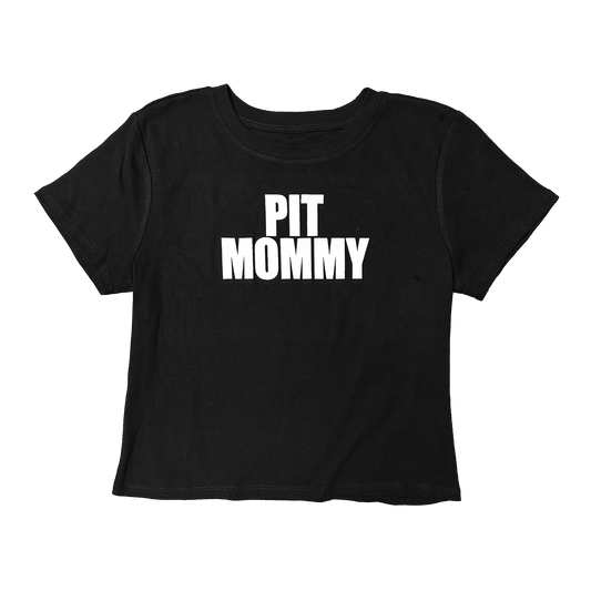 Pit Mommy Baby Tee - Black