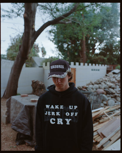 Wake up, Jerk off, Cry Sweatshirt (PLEASURES Collab)